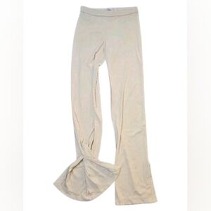 Zara Women Trouser, Cream,  Size S, Pre-owned, Made In Turkey
